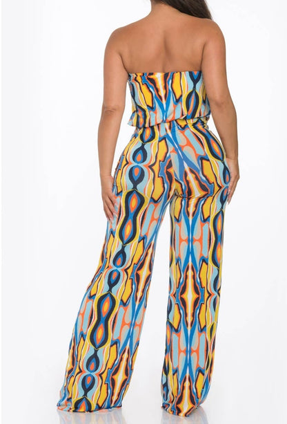 MULTI COLOR TUBE JUMPSUIT