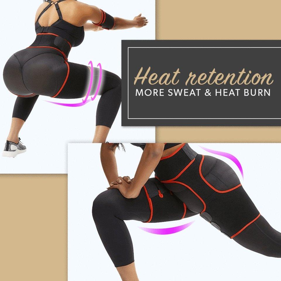 3 in 1 RED BUTT LIFTING THIGH & WAIST TRAINER